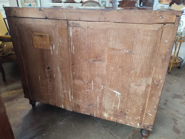 Pamono Antique Secretaire with Drop-Leaf Top Drawer and Internal Drawers in Briar Root, 1890 Clearance