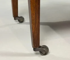 Pamono Antique Serving Trolley with Folding Side Panels and Removable Tray, 1920s