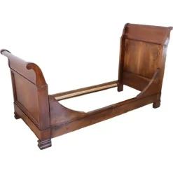 Pamono Antique Single Bed in Walnut, 19th Century Sale