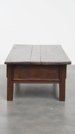 Pamono Antique Southern European Coffee Table with Drawers, 18th Century Hot
