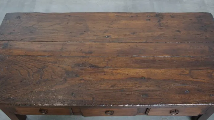 Pamono Antique Southern European Coffee Table with Drawers, 18th Century Hot