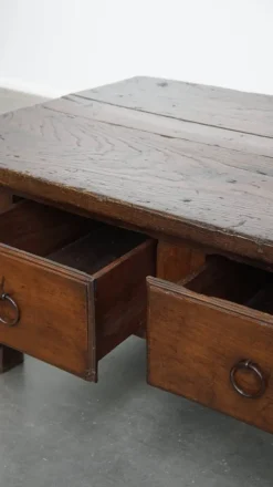 Pamono Antique Southern European Coffee Table with Drawers, 18th Century Hot