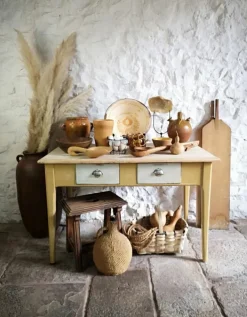 Pamono Antique Spanish Pine Kitchen Table, 1880 Online