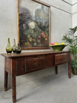 Pamono Antique Spanish Side Table, 19th Century Online