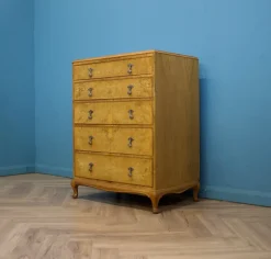 Pamono Antique Style Chest of Drawers in Walnut by Alfred Cox for Heals, 1950s Outlet