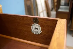 Pamono Antique Style Chest of Drawers in Walnut by Alfred Cox for Heals, 1950s Outlet