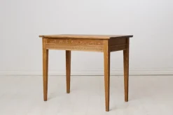Pamono Antique Swedish Gustavian Console Table with Carved Decor Sale