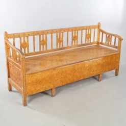 Pamono Antique Swedish Marbled Bench, 1890s Discount