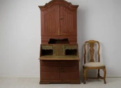 Pamono Antique Swedish Rococo and Gustavian Style Secretary Cabinet Best