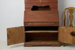 Pamono Antique Swedish Rococo and Gustavian Style Secretary Cabinet Best