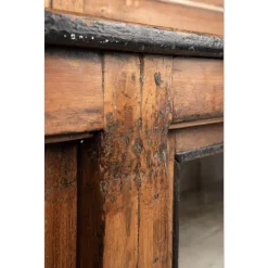 Pamono Antique Teak Bookcase with Patina Clearance