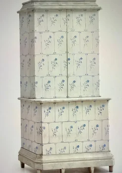 Pamono Antique Tiled Stove Cabinet, 1900 New