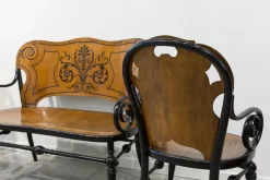 Pamono Antique Tresillo Living Room Set, Set of 3 Online