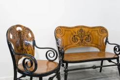Pamono Antique Tresillo Living Room Set, Set of 3 Online