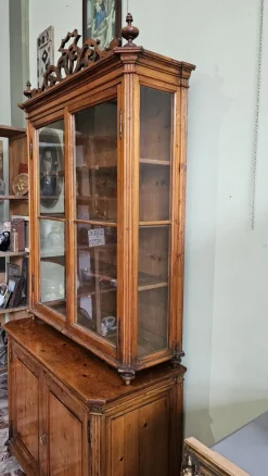 Pamono Antique Tuscan Showcase Buffet, 1890s Online