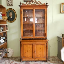 Pamono Antique Tuscan Showcase Buffet, 1890s Online