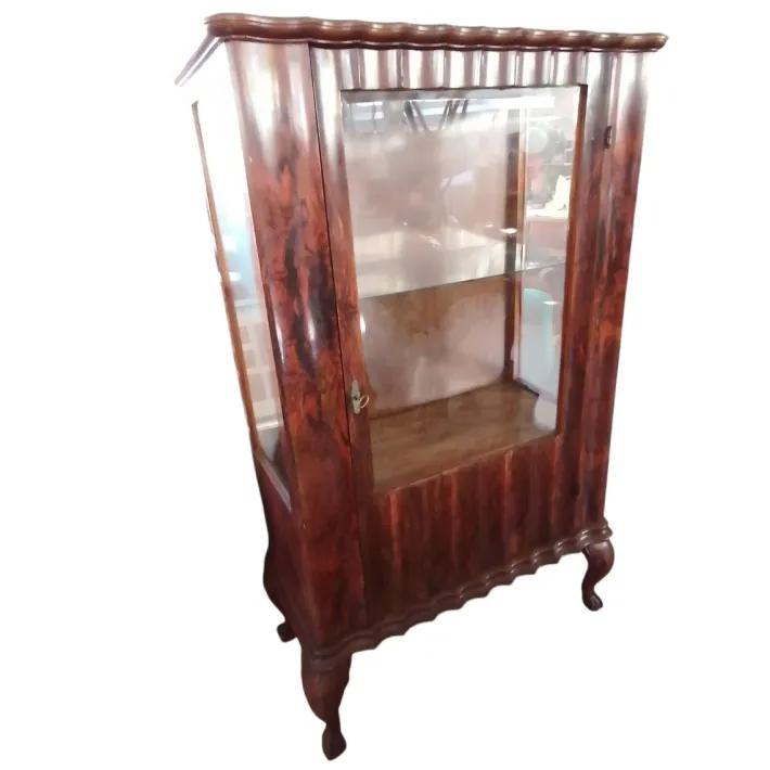 Pamono Antique Venetian Display Cabinet in Walnut Root, 1890s Online