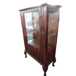 Pamono Antique Venetian Display Cabinet in Walnut Root, 1890s Online