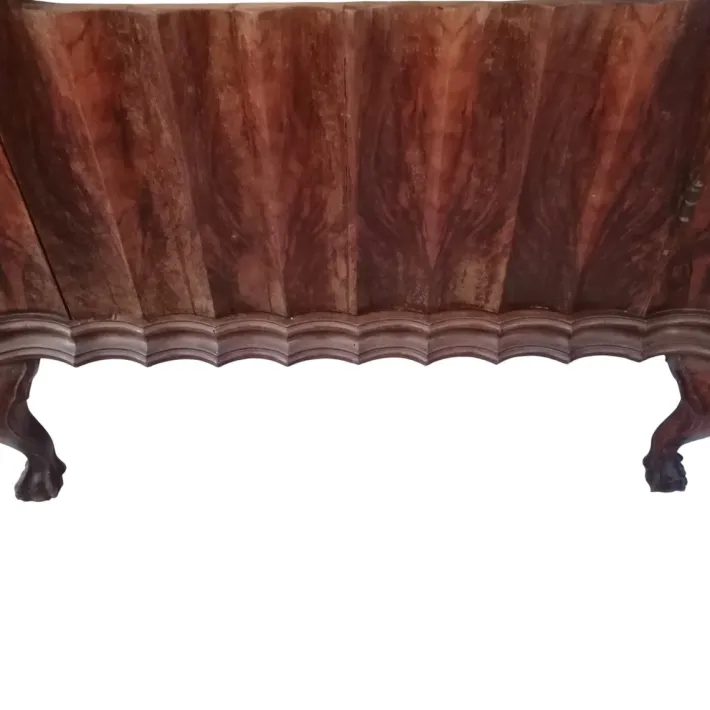 Pamono Antique Venetian Display Cabinet in Walnut Root, 1890s Online