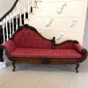 Pamono Antique Victorian Carved Mahogany Chaise Lounge, 1860