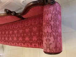 Pamono Antique Victorian Carved Mahogany Chaise Lounge, 1860