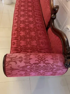 Pamono Antique Victorian Carved Mahogany Chaise Lounge, 1860