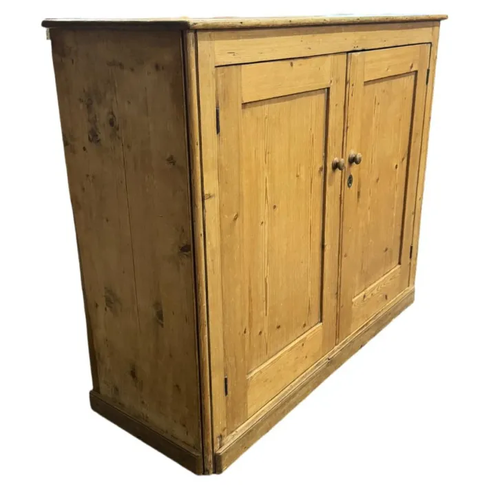 Pamono Antique Victorian English Pine Cabinet Outlet