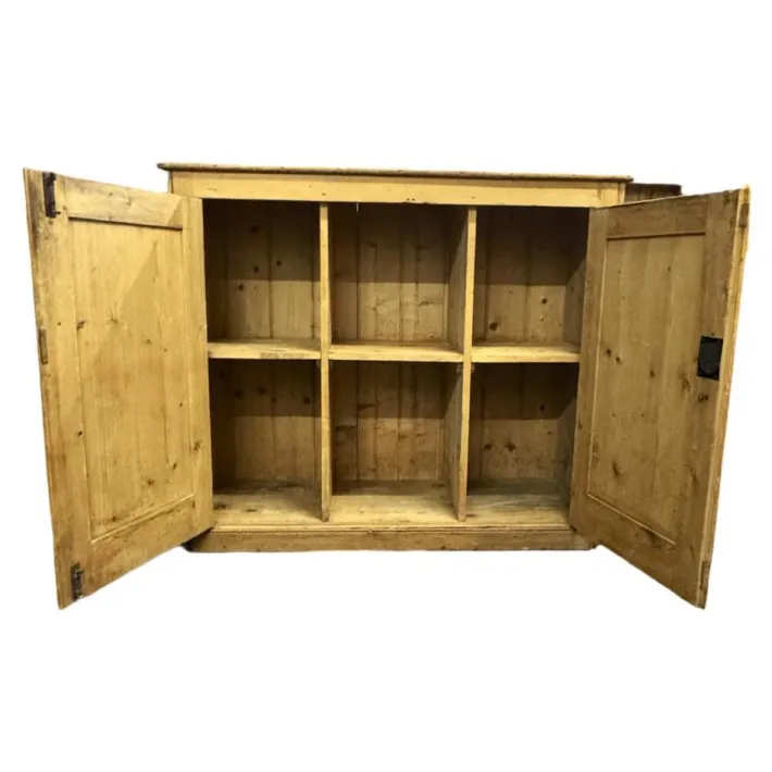 Pamono Antique Victorian English Pine Cabinet Outlet