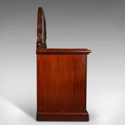 Pamono Antique Victorian English Dresser Cabinet with Large Mirror Clearance