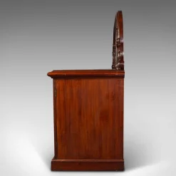 Pamono Antique Victorian English Dresser Cabinet with Large Mirror Clearance