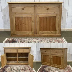 Pamono Antique Victorian Fir Buffet, 1800s Best