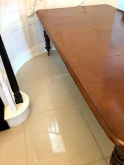 Pamono Antique Victorian Quality Mahogany 10 Seater Extending Dining Table, 1850 New