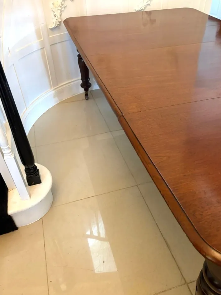 Pamono Antique Victorian Quality Mahogany 10 Seater Extending Dining Table, 1850 New