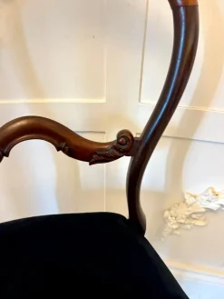 Pamono Antique Victorian Rosewood Dining Chairs, 1850s, Set of 10 Online