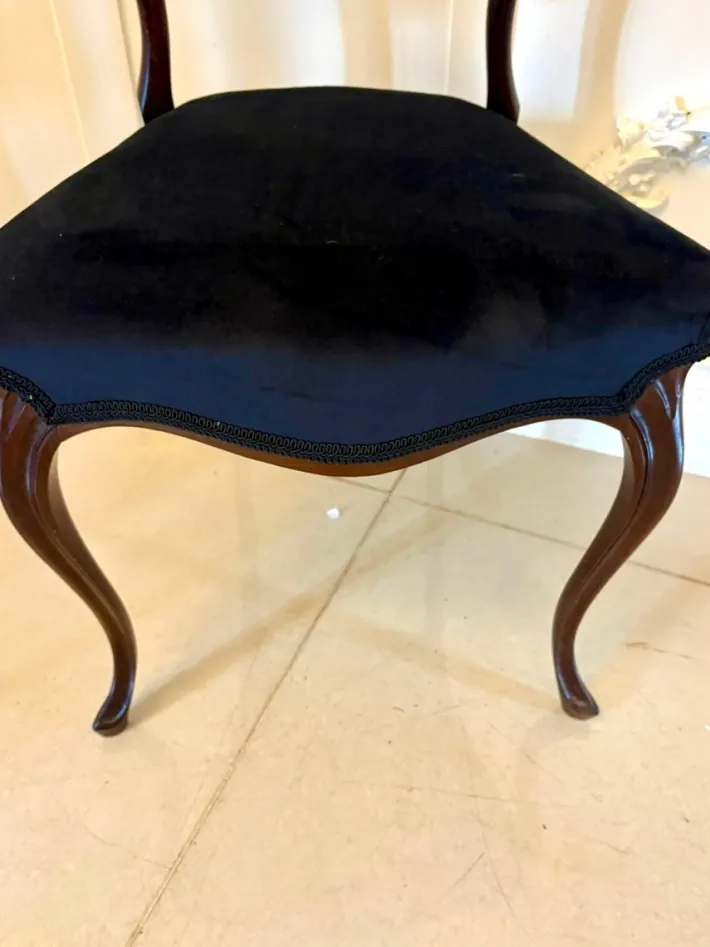 Pamono Antique Victorian Rosewood Dining Chairs, 1850s, Set of 10 Online