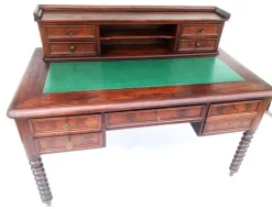 Pamono Antique Victorian Secretary with Top Section, 19th Century, Set of 2 Clearance