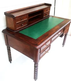 Pamono Antique Victorian Secretary with Top Section, 19th Century, Set of 2 Clearance