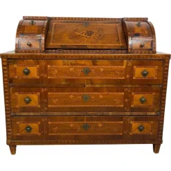 Pamono Antique Vienna Secretaire in Wood, 1790 Sale