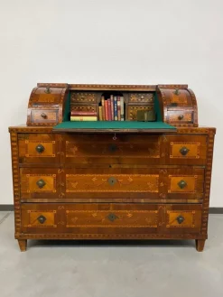 Pamono Antique Vienna Secretaire in Wood, 1790 Sale