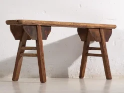 Pamono Antique Wabi Sabi Style Bench, 1870s Hot