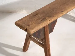 Pamono Antique Wabi Sabi Style Bench, 1870s Hot