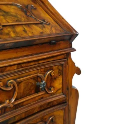 Pamono Antique Walnut & Burl Style 700 Lombardo Secretaire by Bottega Milanese dei Valentini Sale