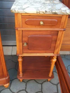 Pamono Antique Walnut Bedroom Set, 1890s, Set of 4 Sale