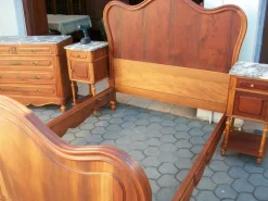 Pamono Antique Walnut Bedroom Set, 1890s, Set of 4 Sale