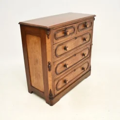 Pamono Antique Walnut Chest of Drawers, 1830s Best