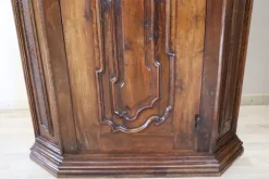 Pamono Antique Walnut Corner Cabinets, 1600s, Set of 2 Sale