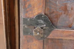 Pamono Antique Walnut Corner Cabinets, 1600s, Set of 2 Sale