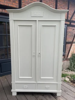 Pamono Antique Wardrobe in Fir, 1890s Discount