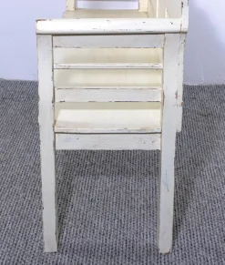 Pamono Antique White Painted Pine Bench, Late 19th Century Outlet