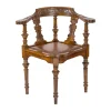 Pamono Antique Wilhelminian Corner Chair in Walnut Clearance
